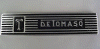 Cast ID plate for valve covers